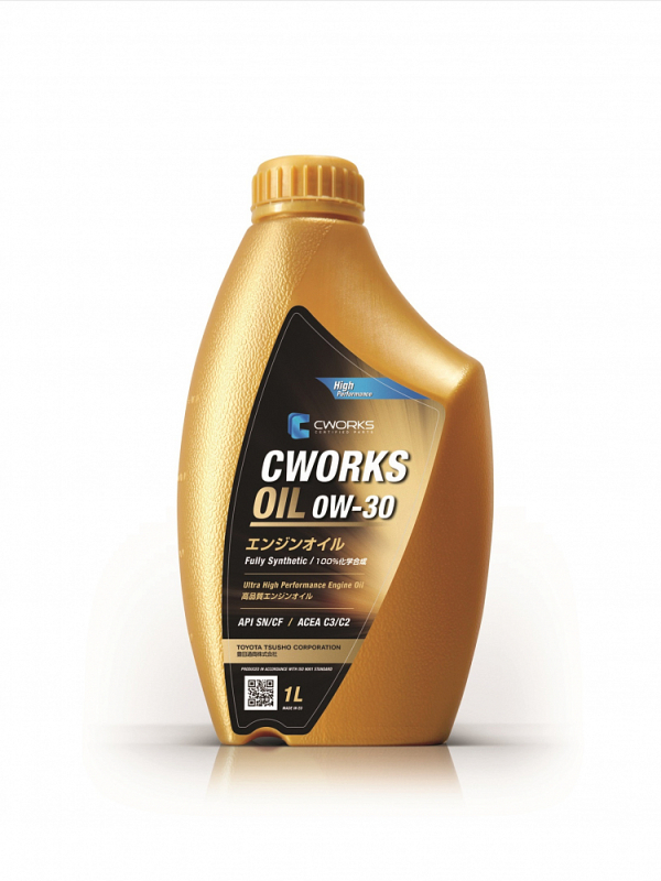 CWORKS OIL 0W30 API SN/CF ACEA C2/C3 1л