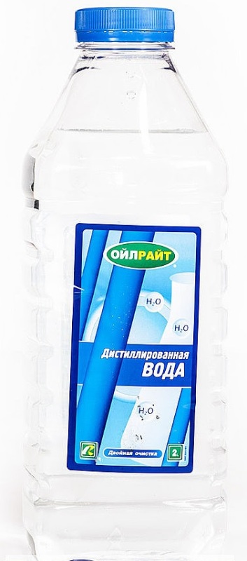 Вода дистиллированная  2л OILRIGHT