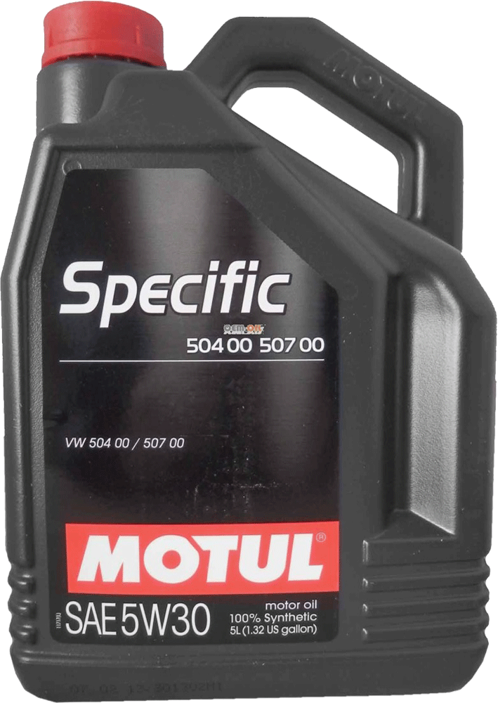 MOTUL Specific VW 504.00/507.00 5w30 5л (синт) (VW, Audi, Skoda, Seat)