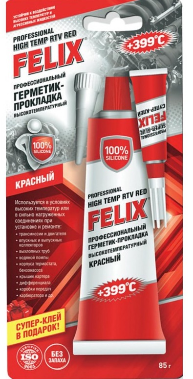 Герметик-прокладка FELIX (красн.) 85г