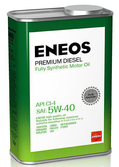 ENEOS PREMIUM DIESEL CI-4 5W40  1л (синт)