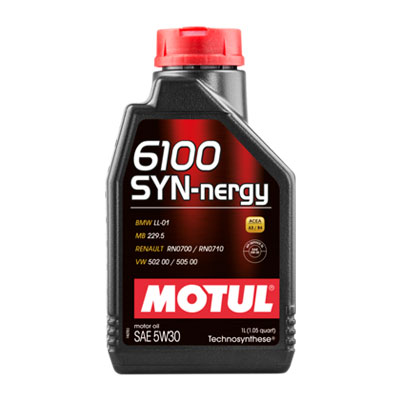 MOTUL 6100 SAVE-NERGY 5W30 1л (синт)  A5/B5,913D,JAGUAR LAND ROVER