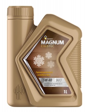 РОСНЕФТЬ Magnum Coldtec 5W40 1л (синт)