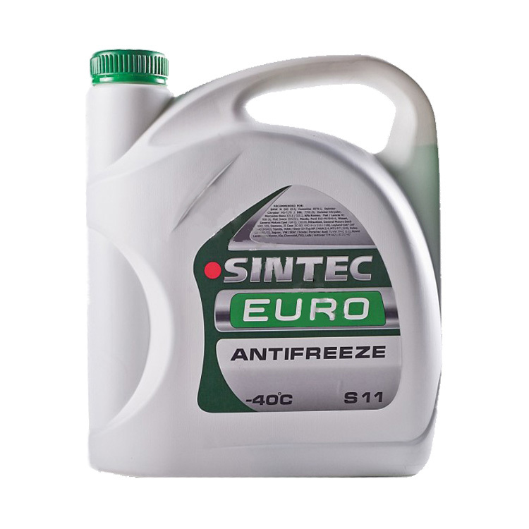 Антифриз Sintec Euro (зеленый) G 11 5кг (-40 С)