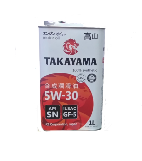 TAKAYAMA Adaptec 5W30 ILSAC GF-5 API SN 1л