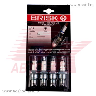Свечи BRISK SUPER L 17 YC (406дв.)